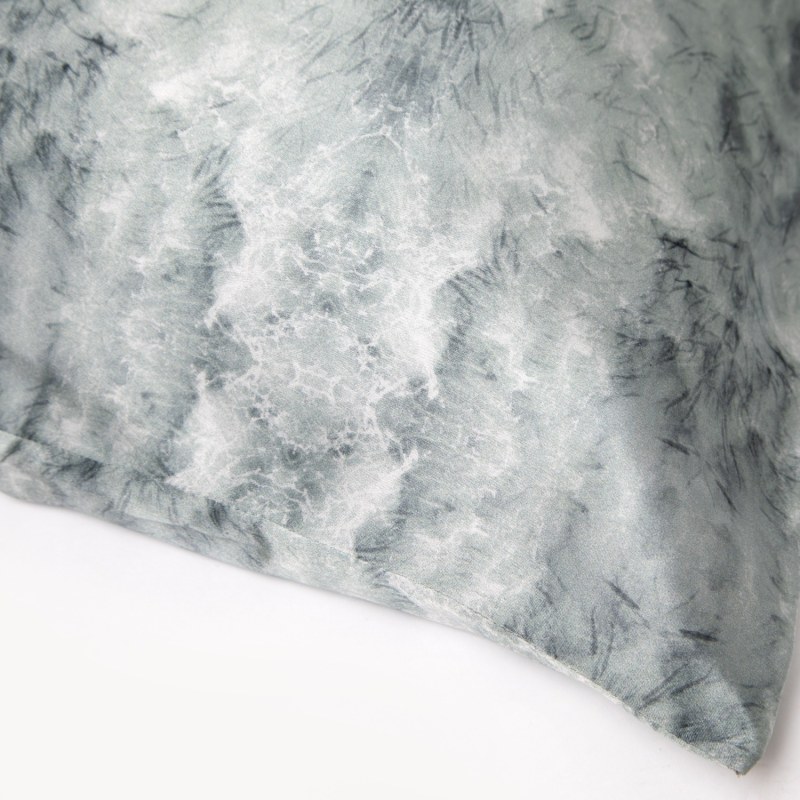 Thumbnail of Deep Grey Silk Pillow Case image