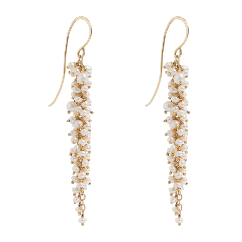 Thumbnail of Delicate Gold Pearl Drops image