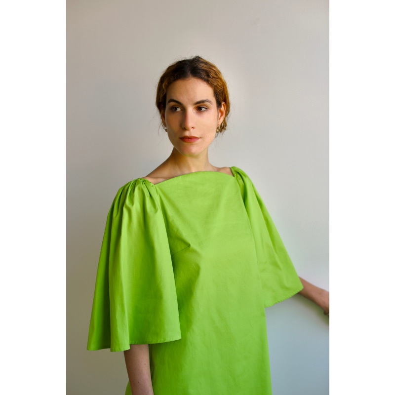 Thumbnail of Delphine Mini Dress - Lime Green image