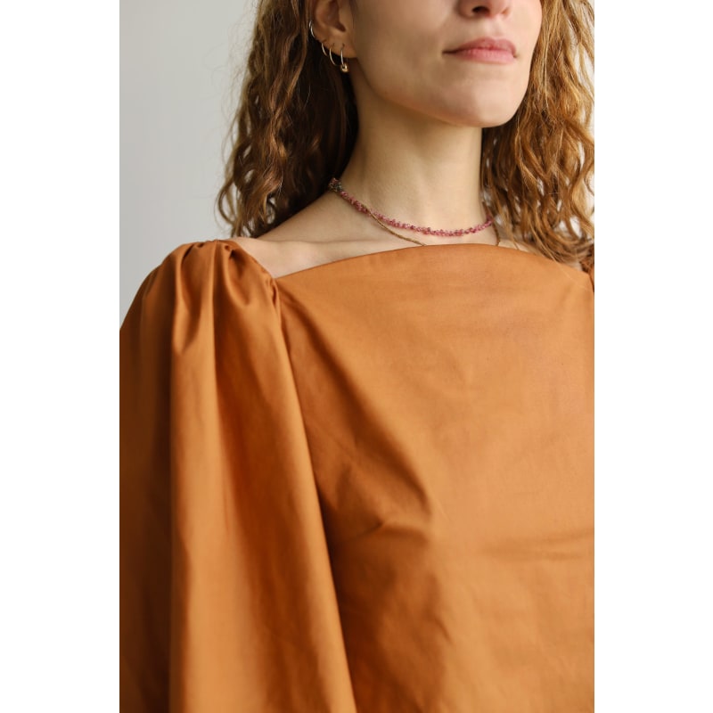 Thumbnail of Delphine Mini Dress - Rust Orange image