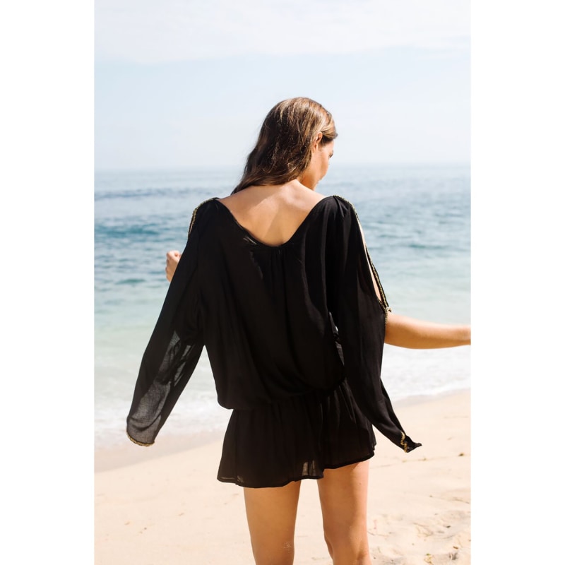 Thumbnail of The Aphrodite Kaftan Navy image