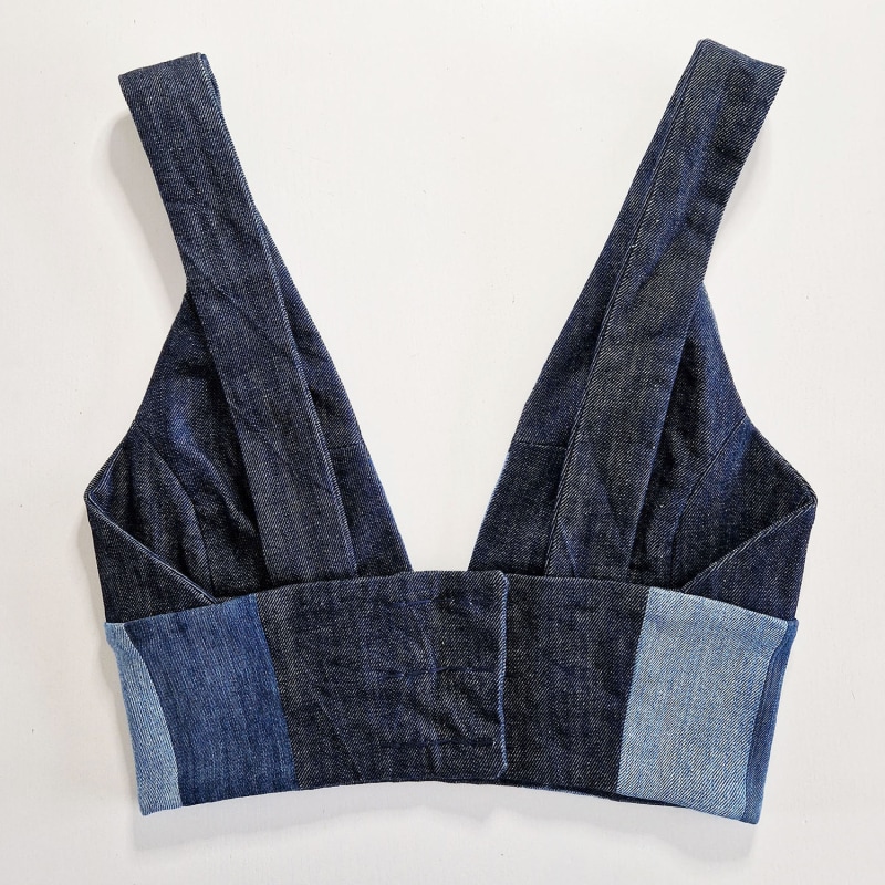 Thumbnail of Denim Bralette Reversible image