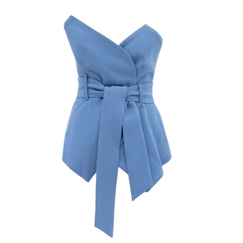 Designer Corset Belt Light Blue | Julia Allert | Wolf & Badger