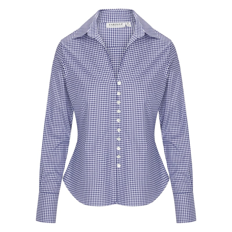 Thumbnail of Desire Shirt - Navy Check image