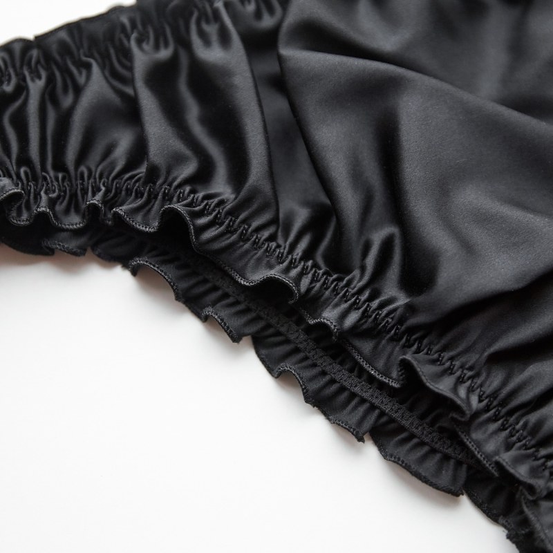 Thumbnail of Pamela Silk Briefs In Black image