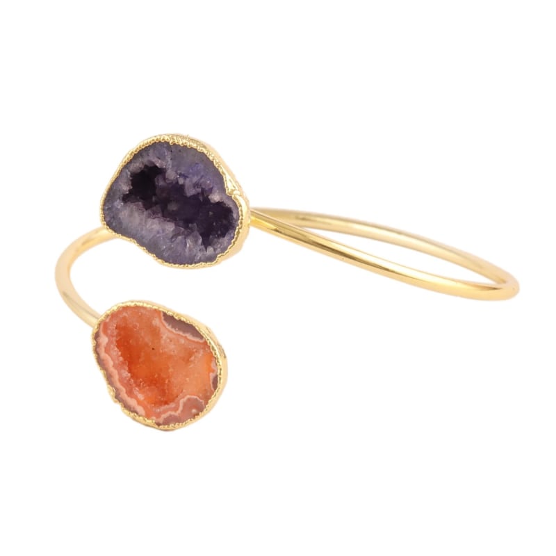 Thumbnail of Plum and Orange Rocks In The Sky Bangle image