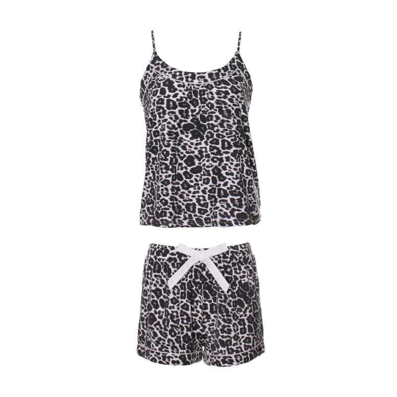 Thumbnail of Bamboo Cami & Short Pyjama Set In Leopard Print image