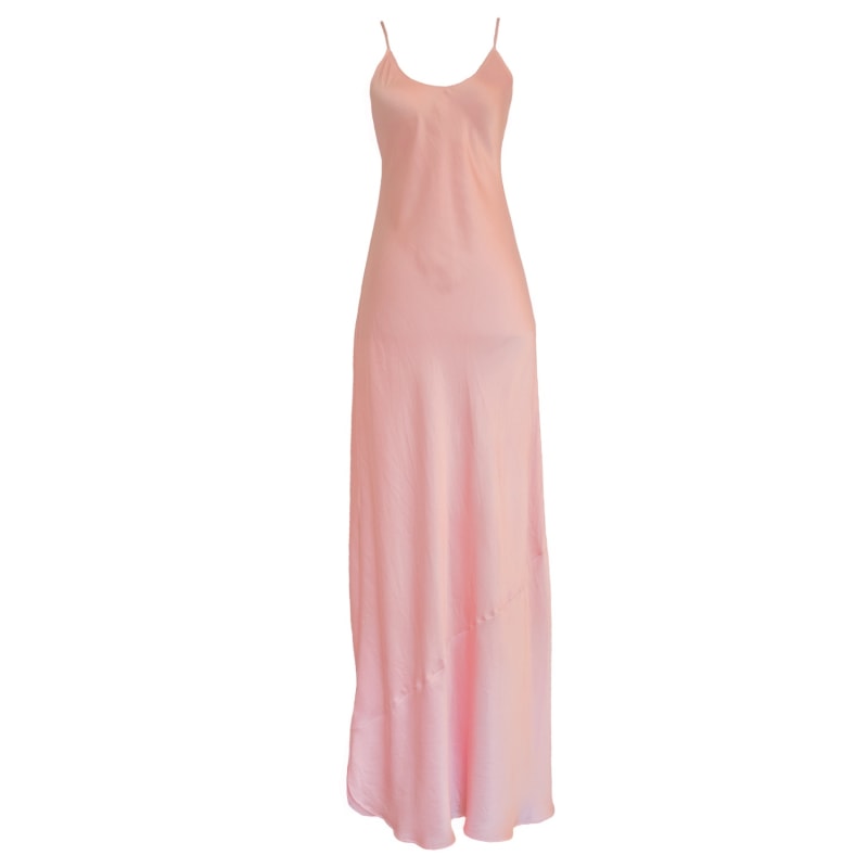 Thumbnail of Natural Dyed Prairie Wildrye Slip Dress In Primrose image