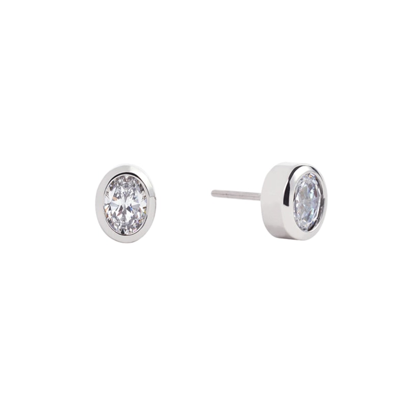 Thumbnail of Grasse Oval Cut Earrings image