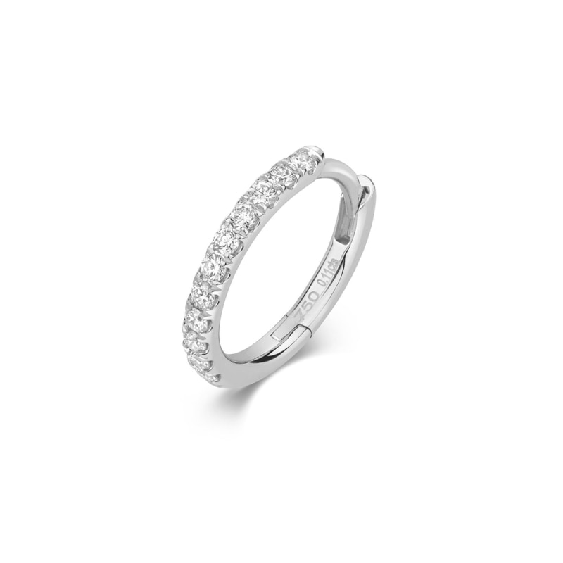 Gold diamond cartilage on sale hoop