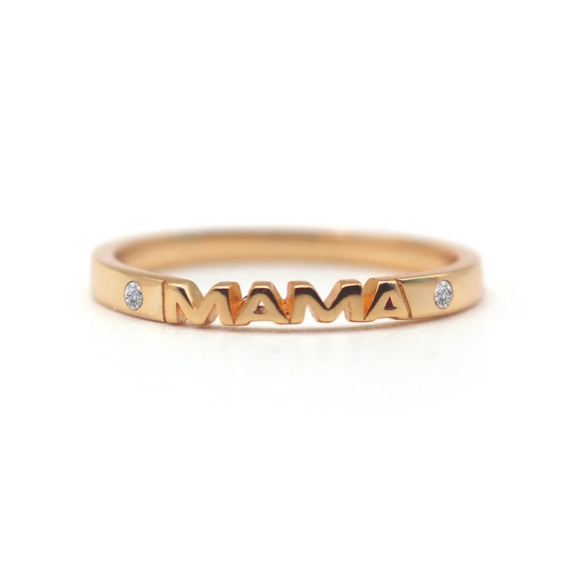 Thumbnail of Diamond Mama Rose Gold Ring image