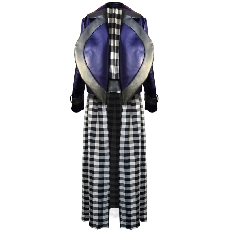 Thumbnail of Didier - Blue & Silver Jacket With Removable Skirt image