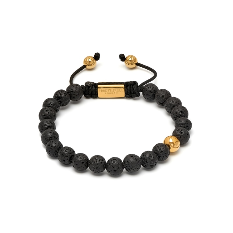 Thumbnail of Lavastone Asymmetrical Bracelet / Gold image