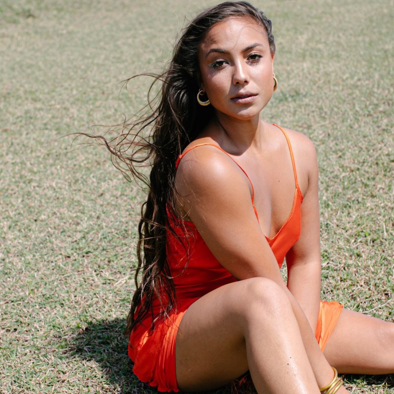 Thumbnail of The Prairie Sundrop Slip Dress - Orange Poppy image