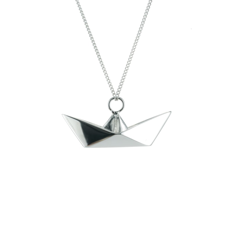 Thumbnail of Boat Necklace Sterling Silver image