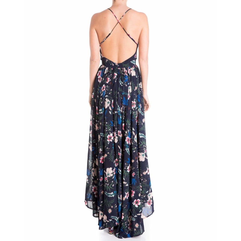 Thumbnail of Enchanted Garden Maxi Dress - Wildflower Navy image