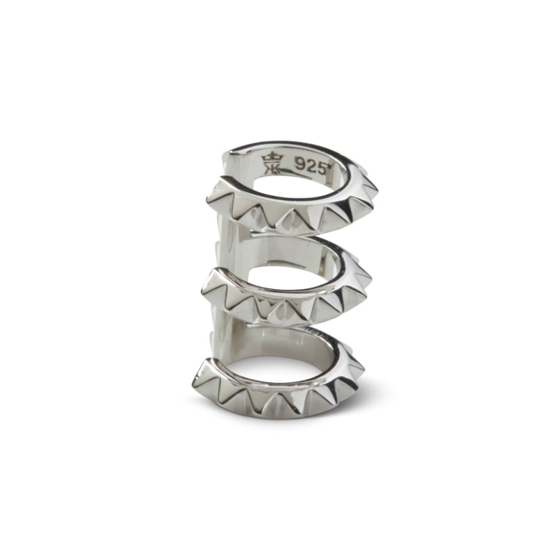 Thumbnail of Croc Triple Ear Cuff Silver image