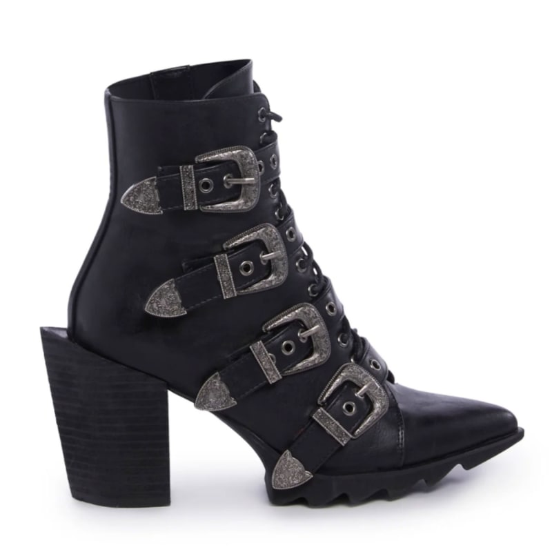 Thumbnail of Don't Even Western Ankle Boots image