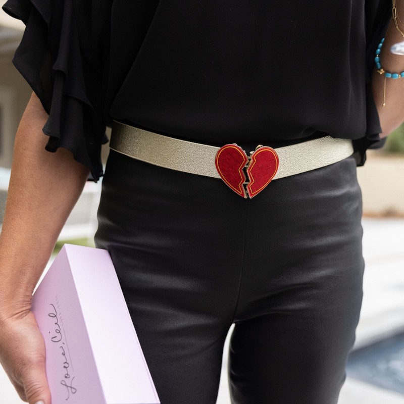 Love heart belt shop