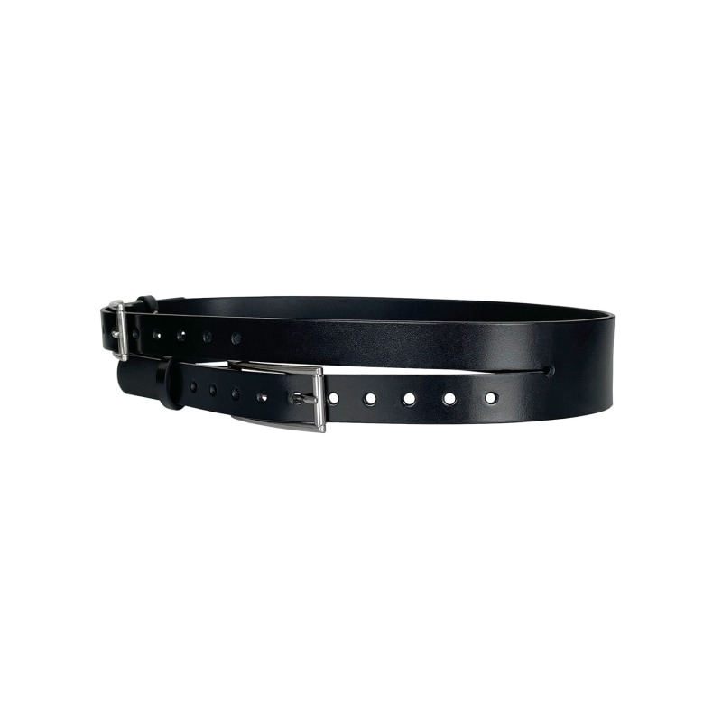 Thumbnail of Double Buckle Leather Belt image