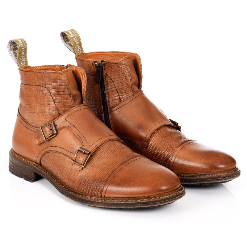 Double Buckle Brown by The Chelsea Boot Co Est. 1851