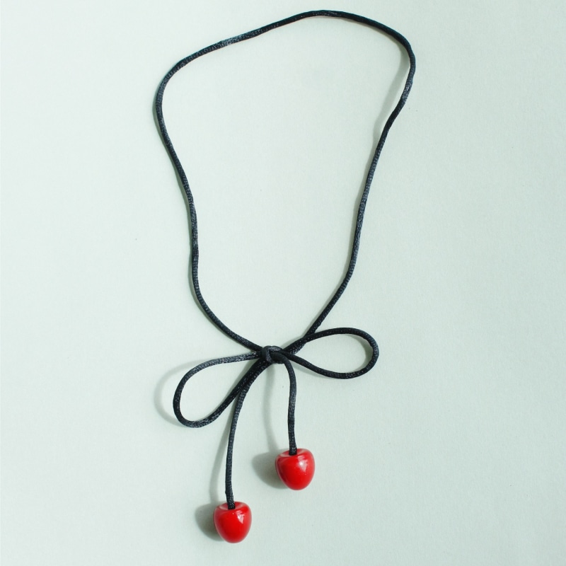 Thumbnail of Double Cherry Open-End Choker image