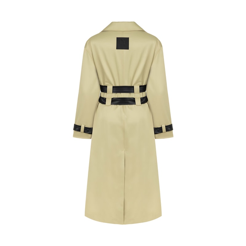 Double Sided Belted Trench Coat | NOCTURNE | Wolf & Badger Double Sided Belted Trench Coat | NOCTURNE | Wolf & Badger