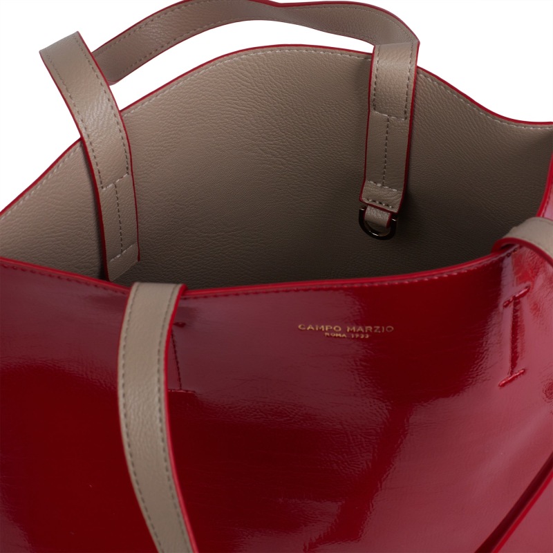 Thumbnail of Double Tote The Iconic Bag Midi Lucid Special Edition-Cherry Red image