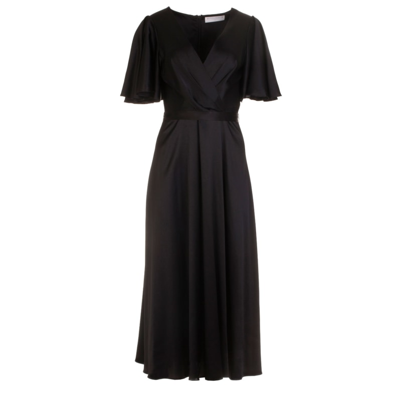 Thumbnail of Denise Silk Dress In Black image