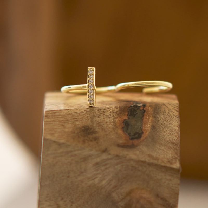 Thumbnail of Scarlett 14k Solid Gold With Diamonds image