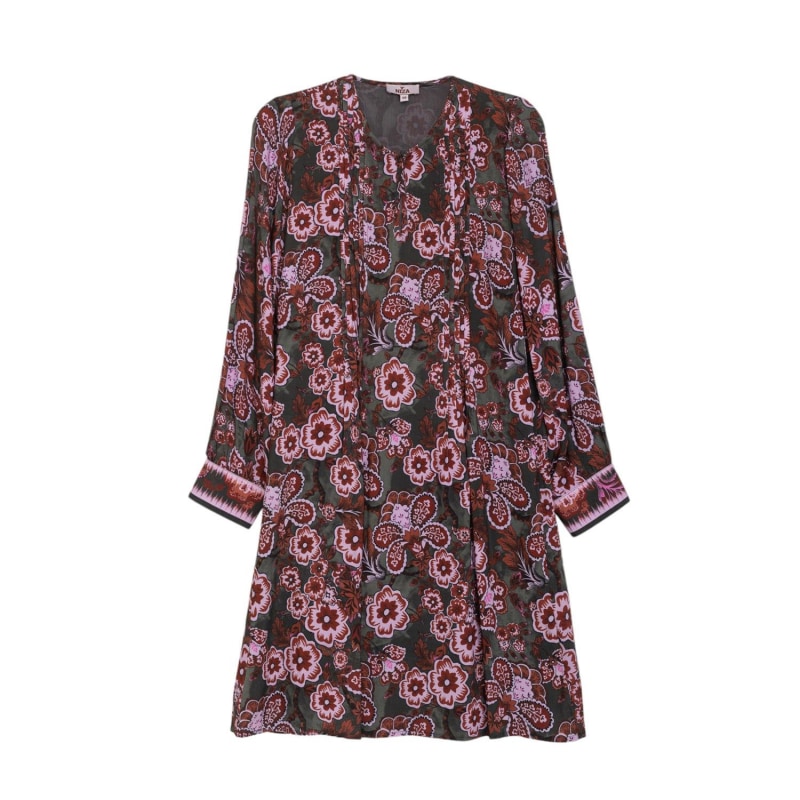 Black dress with multi coloured pleats new arrivals