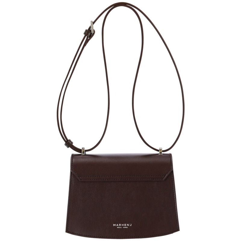 Thumbnail of Apple Leather Shoulder Bag - Calla Mini - Mocha Brown image