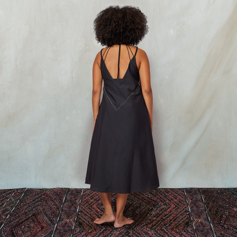 Thumbnail of Zahra Midi Dress In Black image