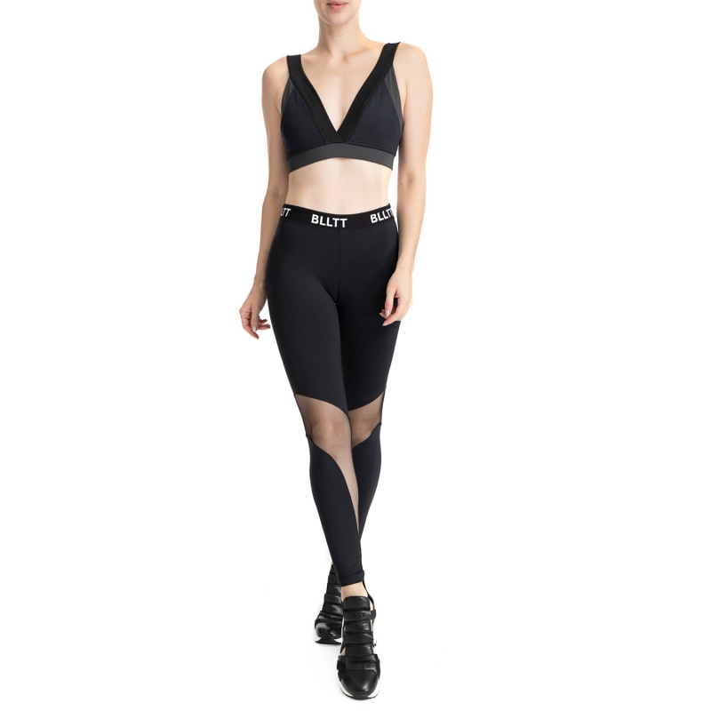 Mesh Knit Leggings (VEPX75030A-VXE600-BLACK)