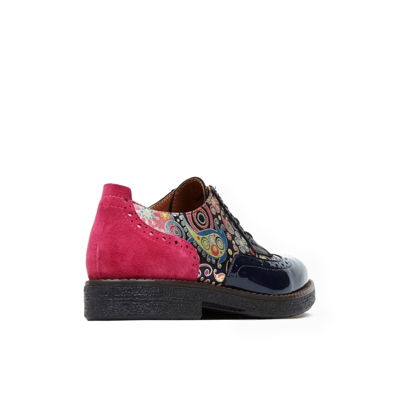 The Artist Navy Pink Womens Oxford Shoes Embassy London USA