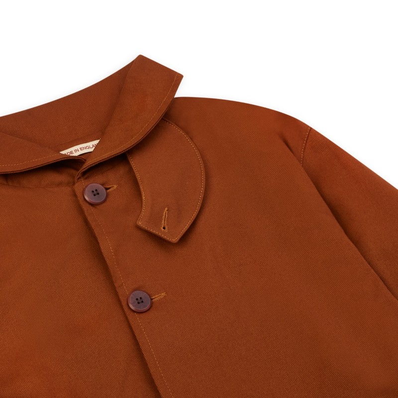 Thumbnail of Twill Shawl Collar Jacket - Ochre image