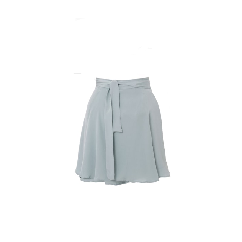 Thumbnail of Pina Wrap Skirt In Cerulean Blue image