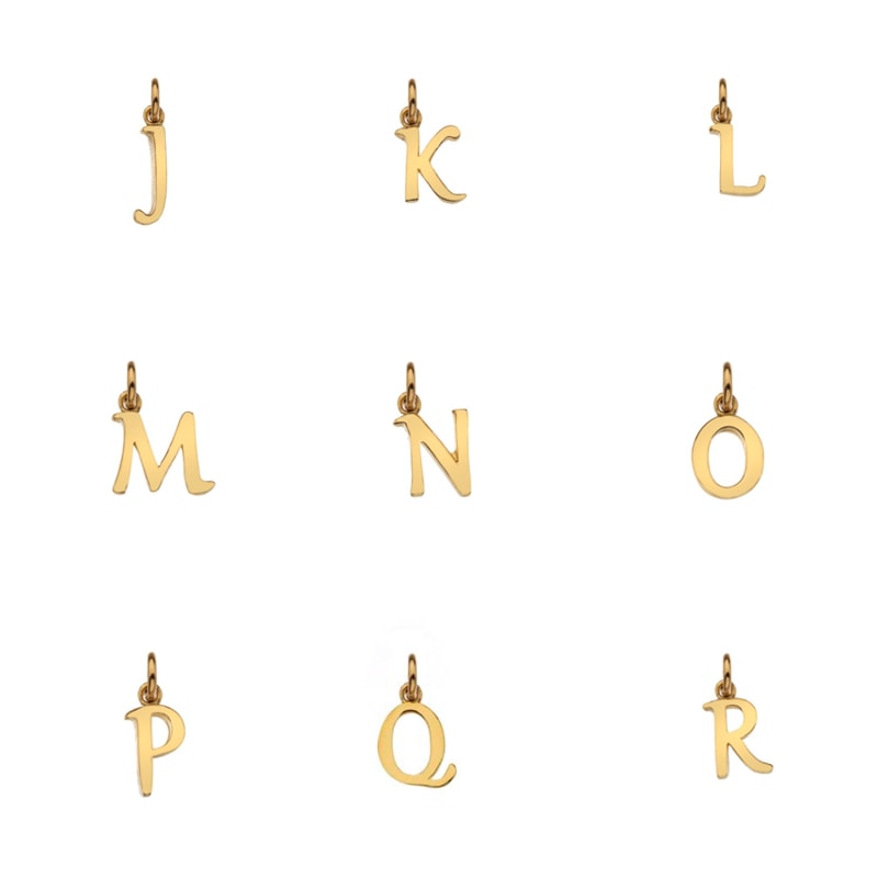 Thumbnail of Audley 9Ct Yellow Gold Alphabet Pendant image