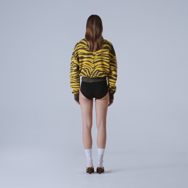 Thumbnail of Denver Tiger Jacquard Wool Jumper image