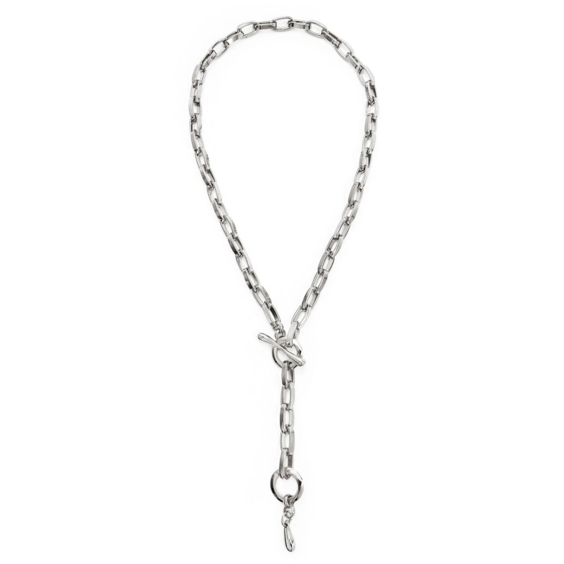 Thumbnail of Convertible Chainlink Lariat - Silver image