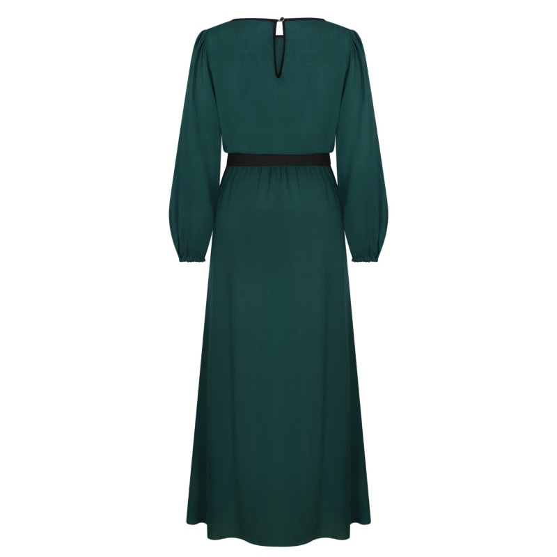 Thumbnail of Midi Jojo Dress Bottle Green Rayon image