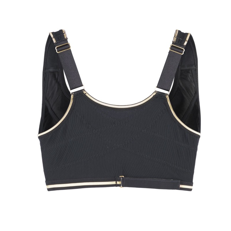 Dynamic Back Support Front Closure Cotton & Silk Sports Bra