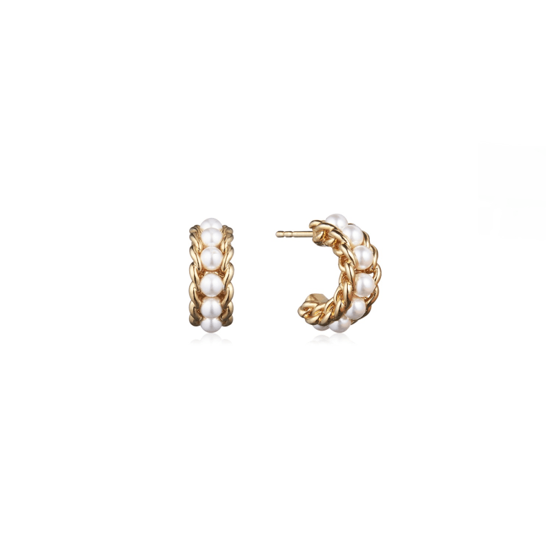 Thumbnail of Gentler Unit Pearl Earrings (Half) image