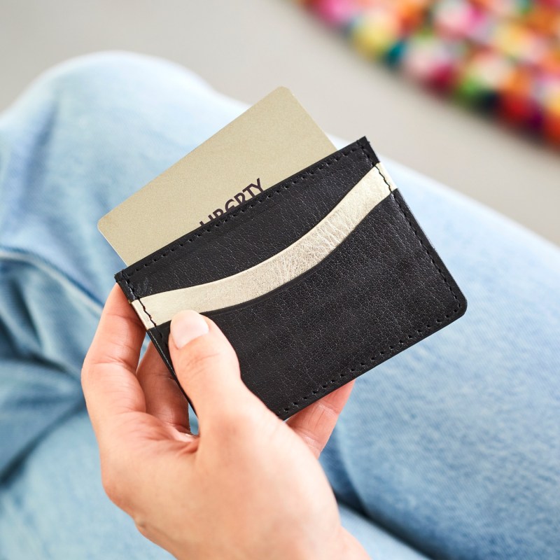 Black Wallets & Card Cases for Women