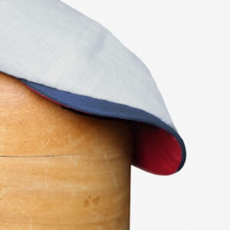 Thumbnail of Jack's Sails Newsboy Cap In Tri-Colour Linen image