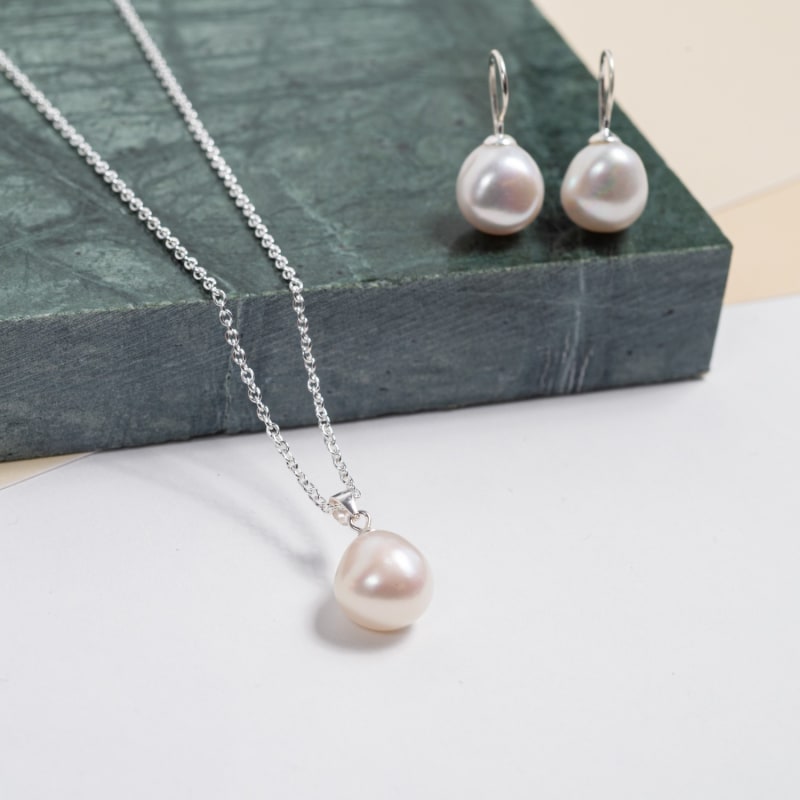 Thumbnail of Triora Baroque Pearl & Sterling Silver Pendant image