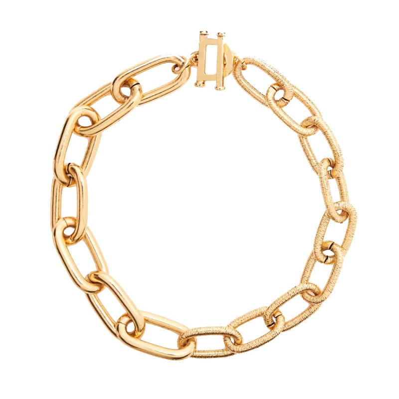 Thumbnail of Bicycle Chunky Chain Link Necklace- Gold image
