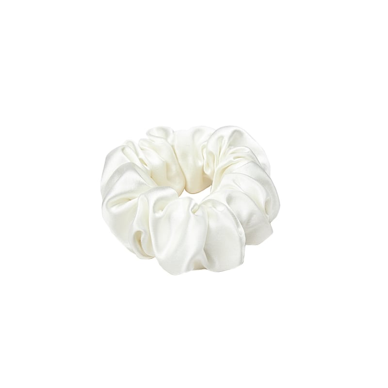 Thumbnail of Silk Scrunchie Trish White image