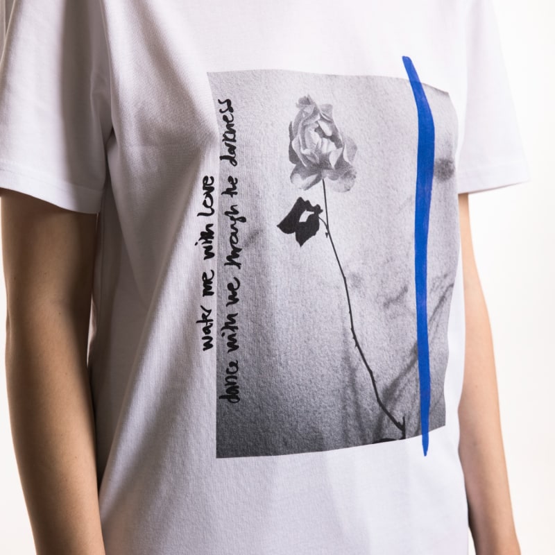 Thumbnail of Rose White T-Shirt image