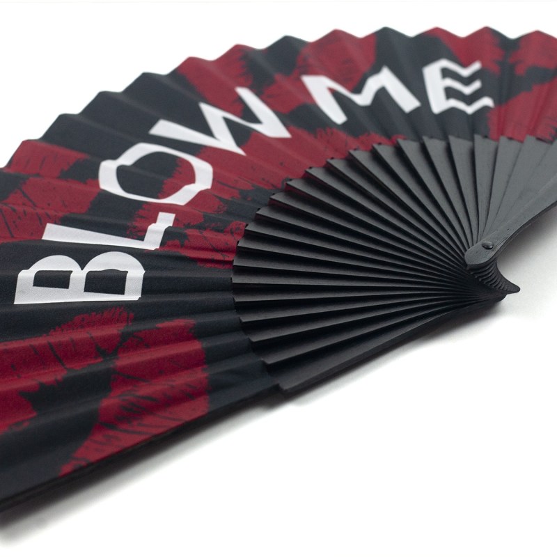 Thumbnail of Blow Me 'Kisses' Hand Fan image